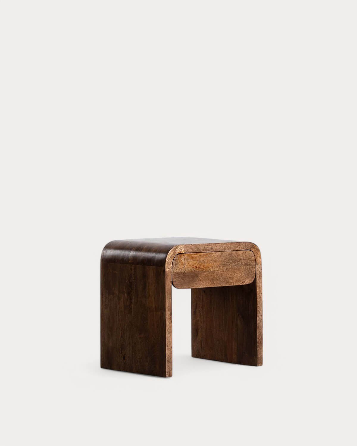 Comodino XL con Cassetto in Legno di Mango (61x45,5 cm) Vanile, immagine della galleria 1