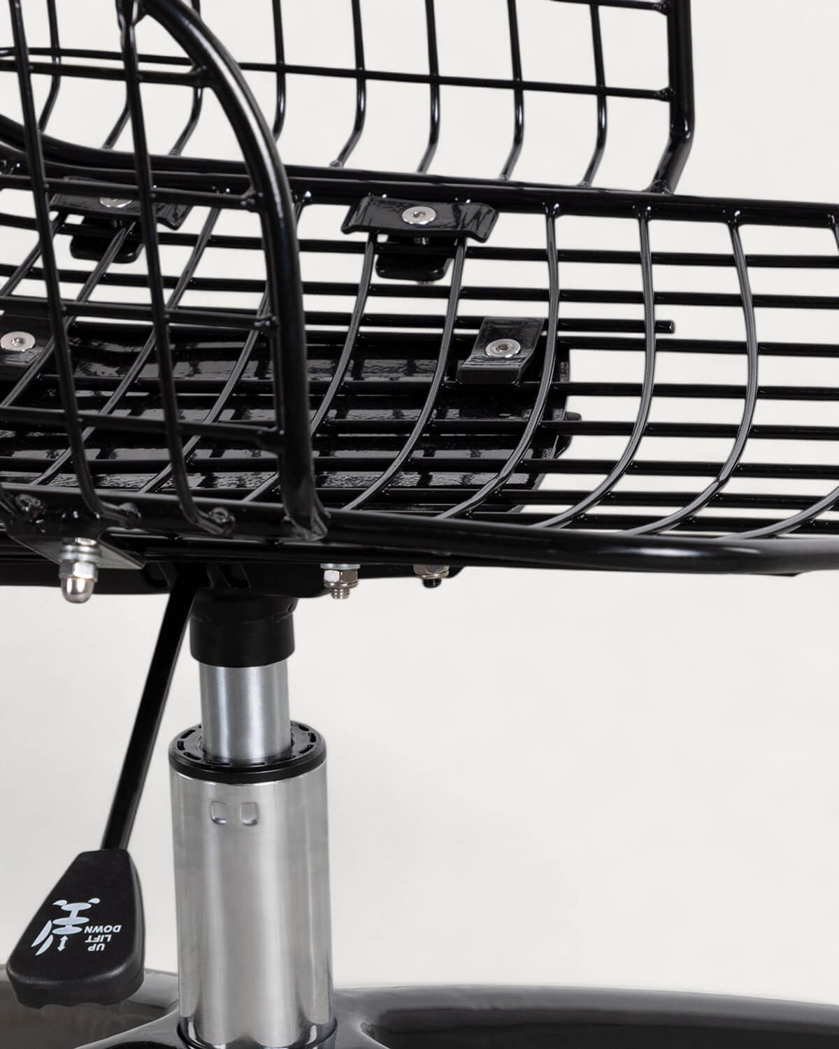 Sedia da Scrivania in Metallo con Schienale Alto Vintage Aras, immagine della galleria 5