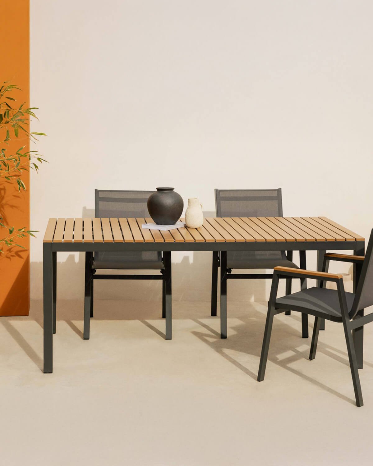 Tavolo da Esterno Rettangolare in Alluminio (180x90 cm) Korce, immagine della galleria 2