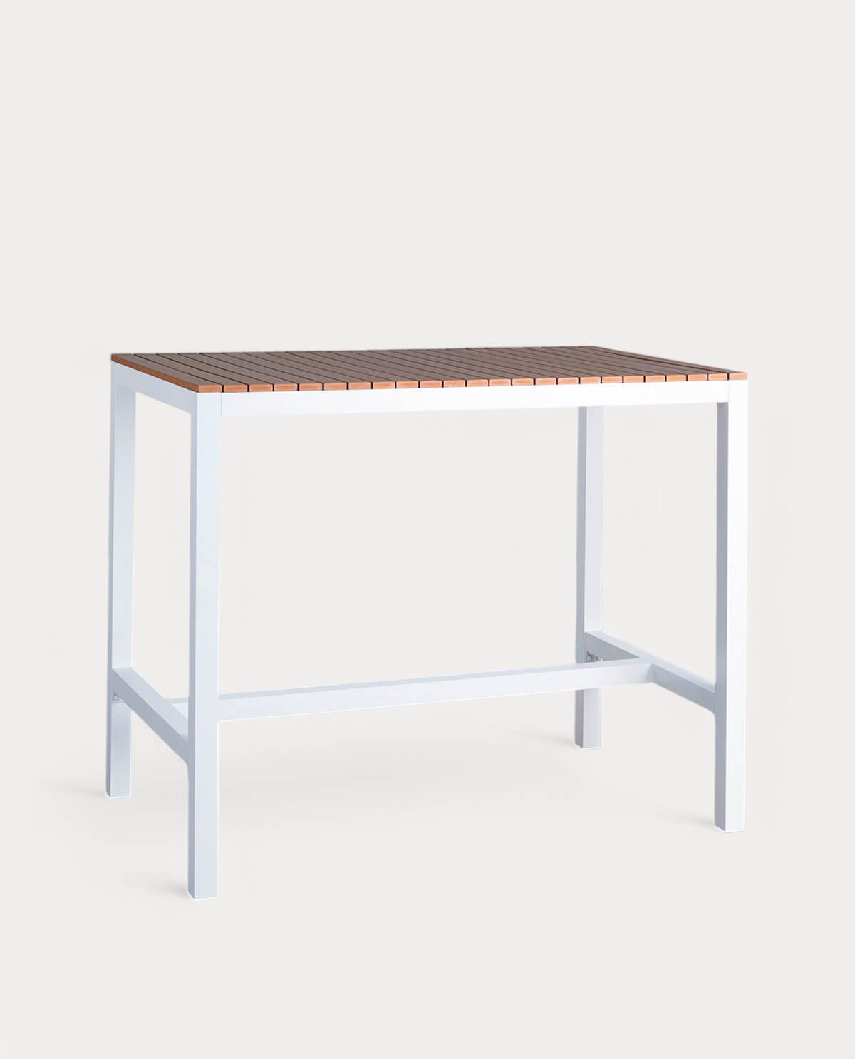 Tavolo Alto da Esterno in  Acciaio (130x70 cm) Korce, immagine della galleria 1