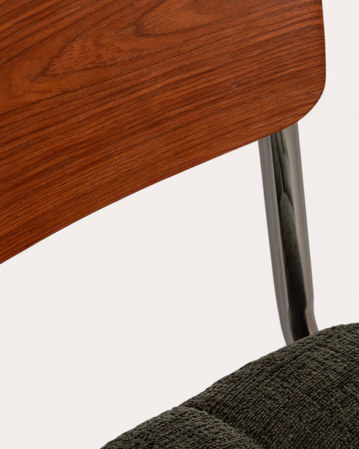 Pack 2 Sedie da Pranzo in Legno e Tessuto Cuba, immagine della galleria 9