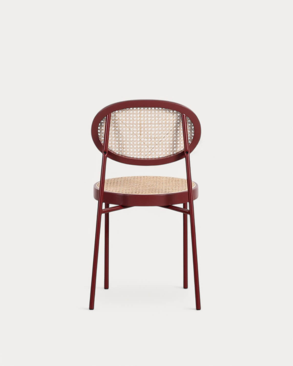 Pack 4 Sedie da Pranzo Vili in Rattan Naturale e Metallo Vili , immagine della galleria 5