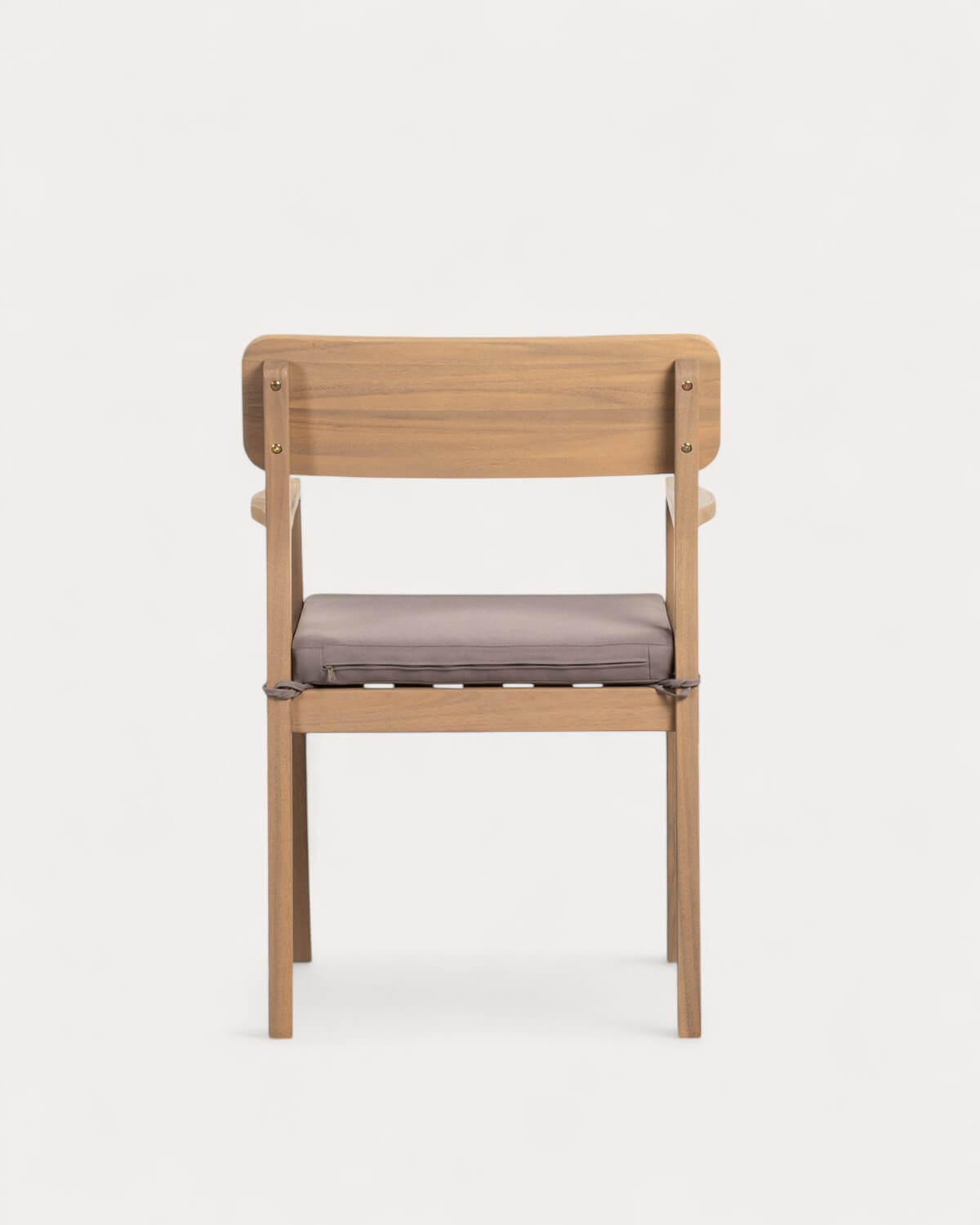 Pack da 2 Sedie da Esterno in Legno di Acacia con Braccioli Marla, immagine della galleria 5