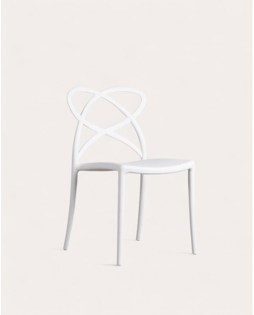 Sedia da Esterni in Polipropilene Cielo - Bianco