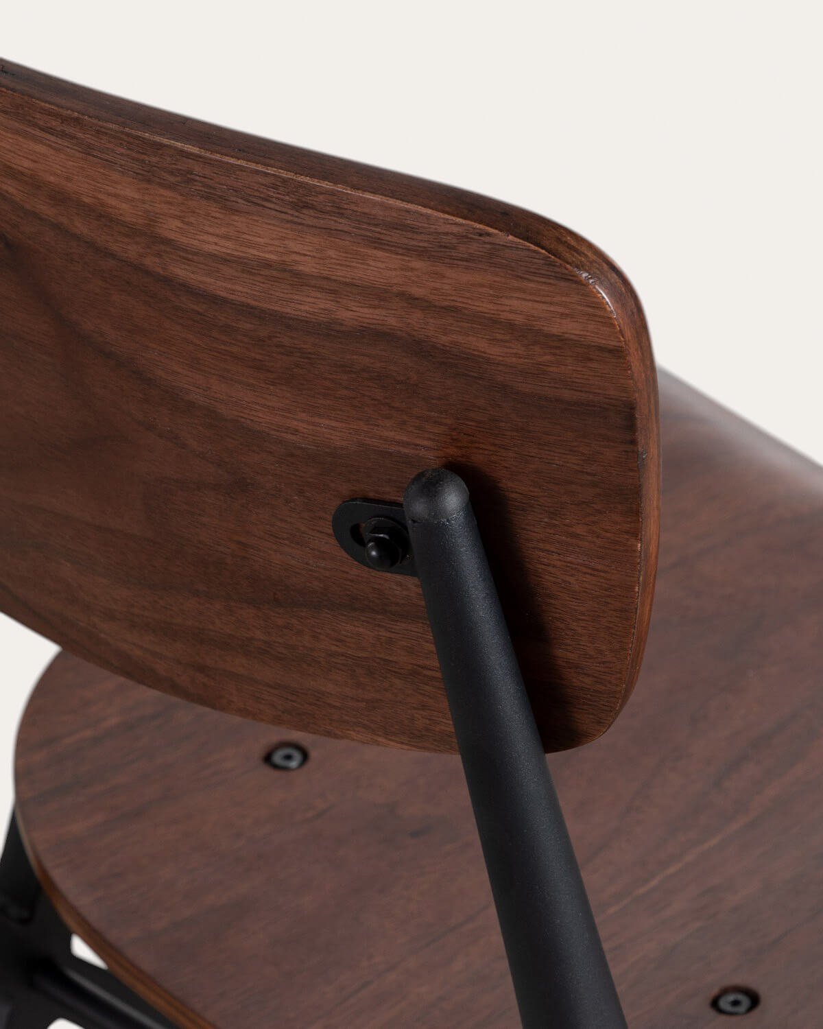 Pack 2 Sedie da Pranzo in Legno e Metallo Ticher, immagine della galleria 5