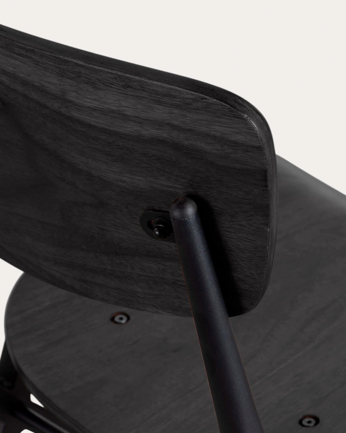 Pack 4 Sedie da Pranzo in Legno e Metallo Ticher, immagine della galleria 6