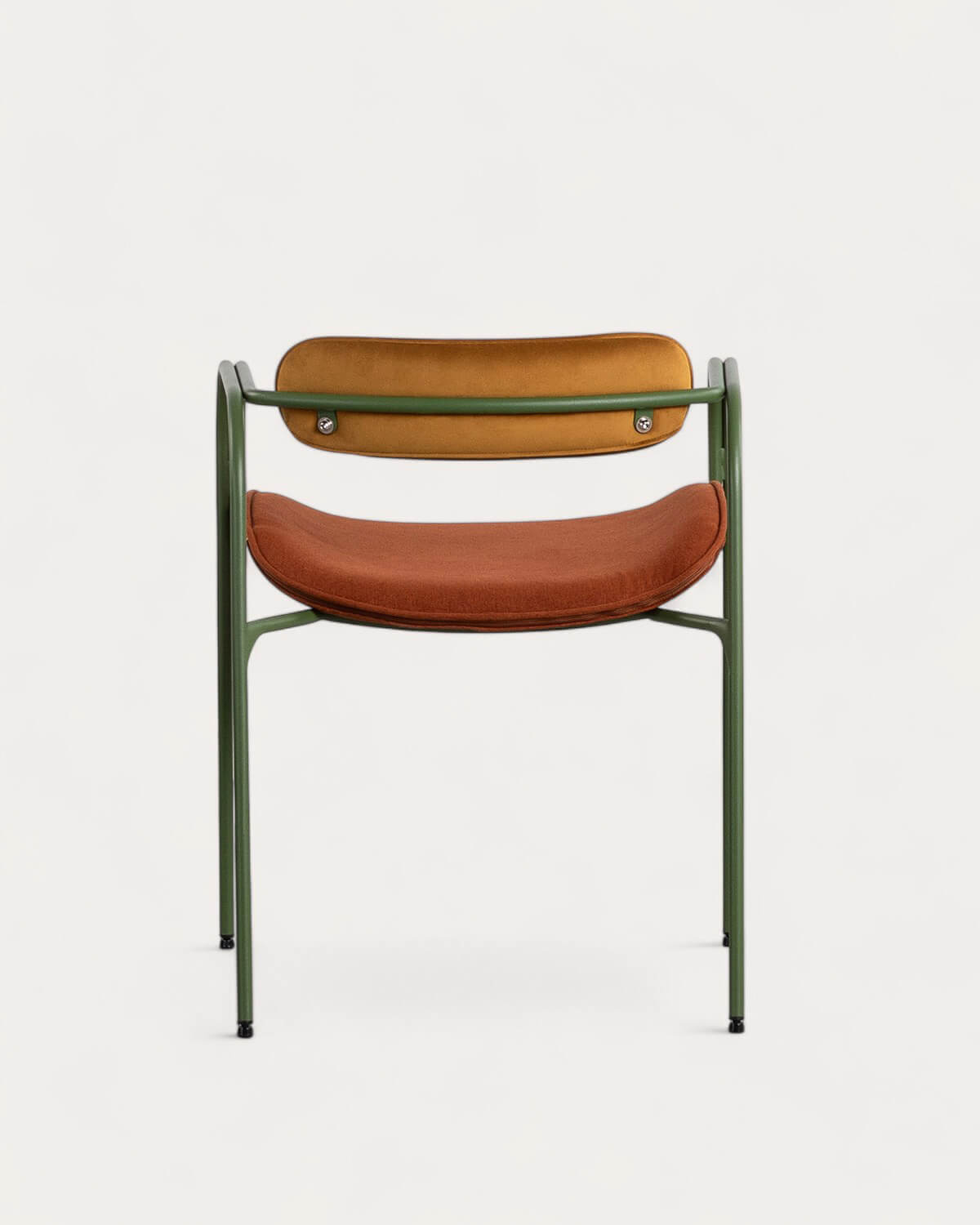 Sedia da Pranzo con Braccioli in Velluto e Tessuto Ilan, immagine della galleria 5