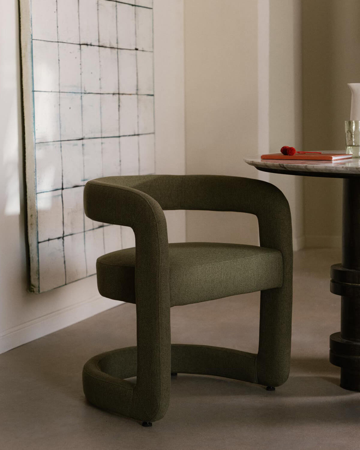 Pack da 2 Sedie da Pranzo in Tessuto Winsi, immagine della galleria 2