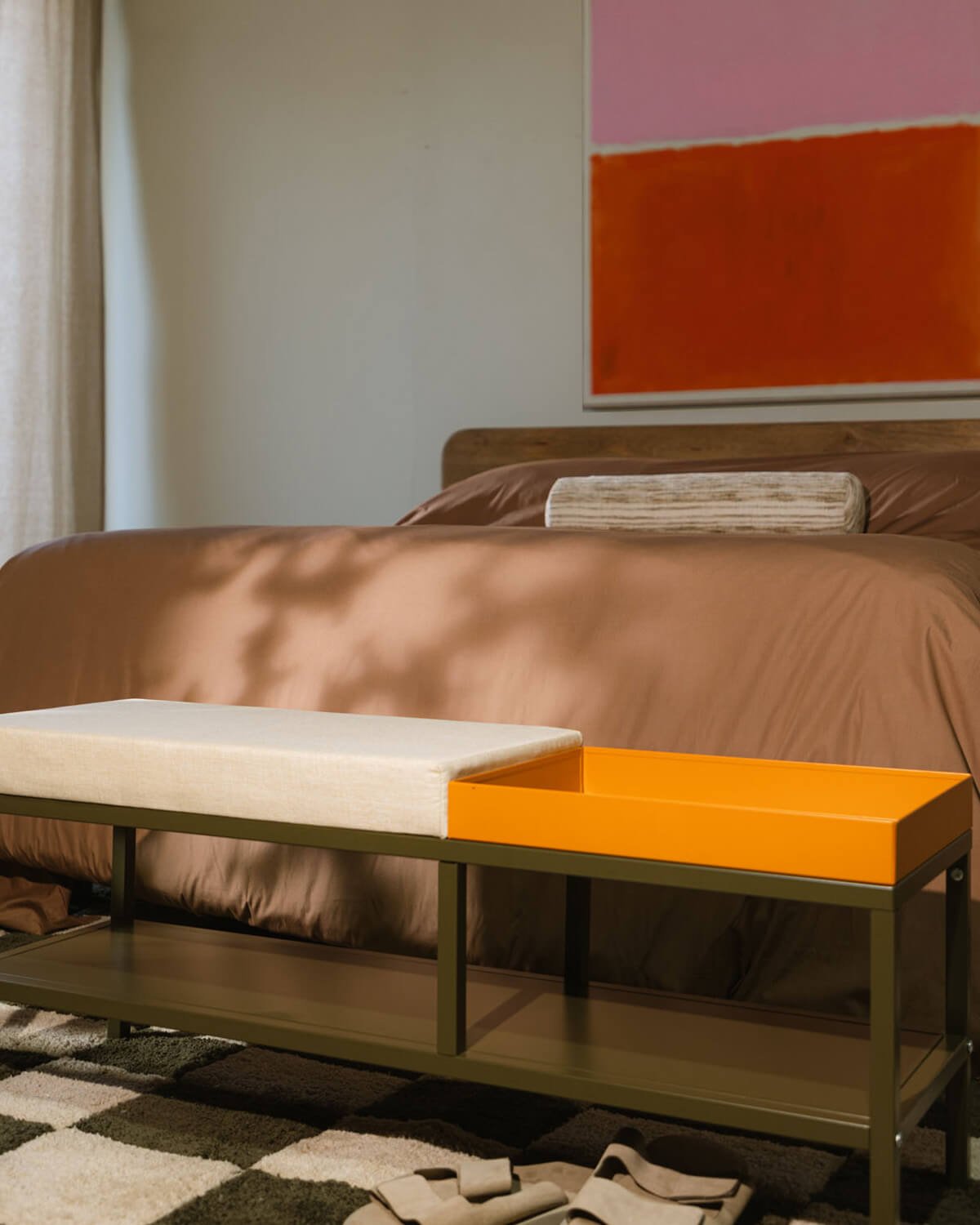 Scarpiera con Contenitore in Acciaio Laminato Bruck, immagine della galleria 2