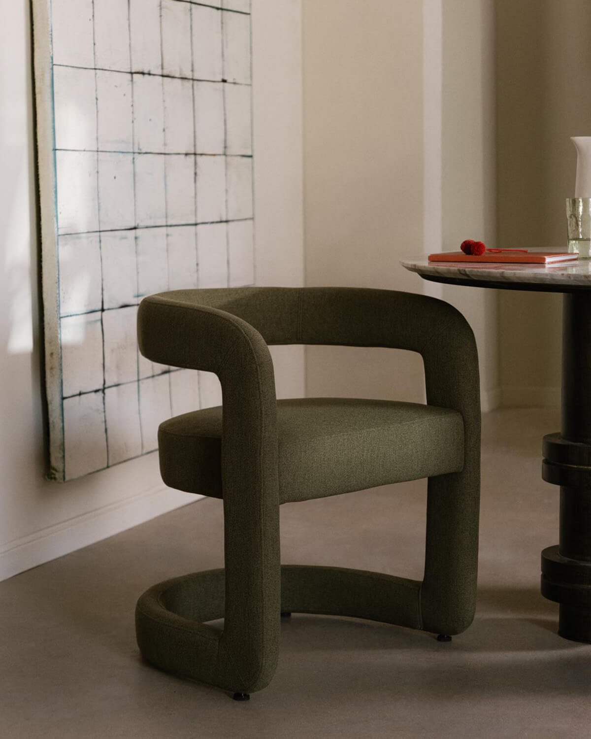 Pack da 4 Sedie da Pranzo in Tessuto Winsi, immagine della galleria 2