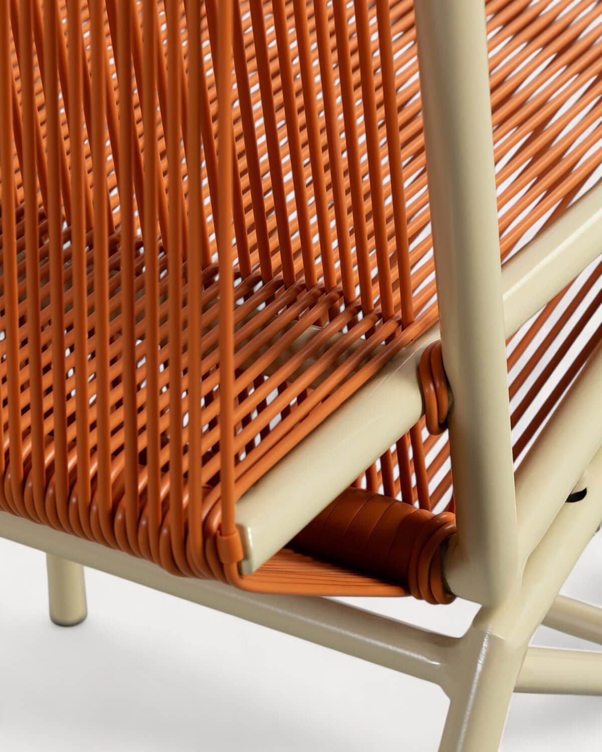 Set da Pranzo Rettangolare con Tavolo in Ceramica (181x93 cm) Zafiro e 6 Sedie in Rattan e Metallo Amur, immagine della galleria 5