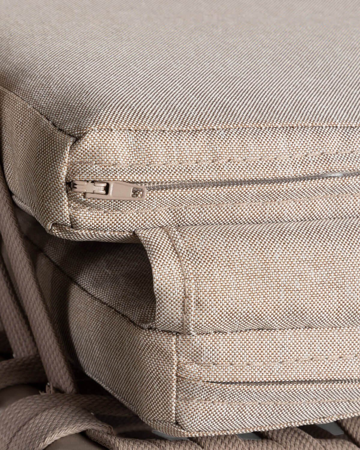 Pack 4 Sedie da Pranzo con Braccioli in Alluminio e Corda Drian, immagine della galleria 7