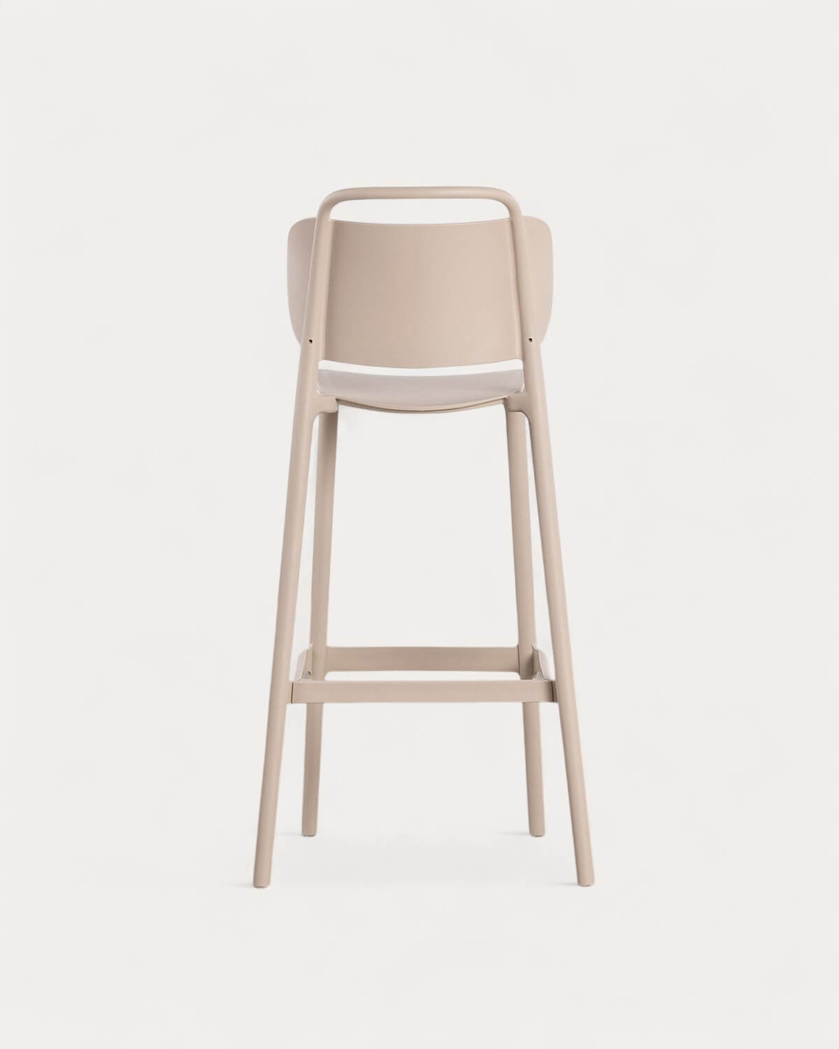 Set di 4 sgabelli bar da esterno 75 cm in polipropilene Kole, immagine della galleria 5