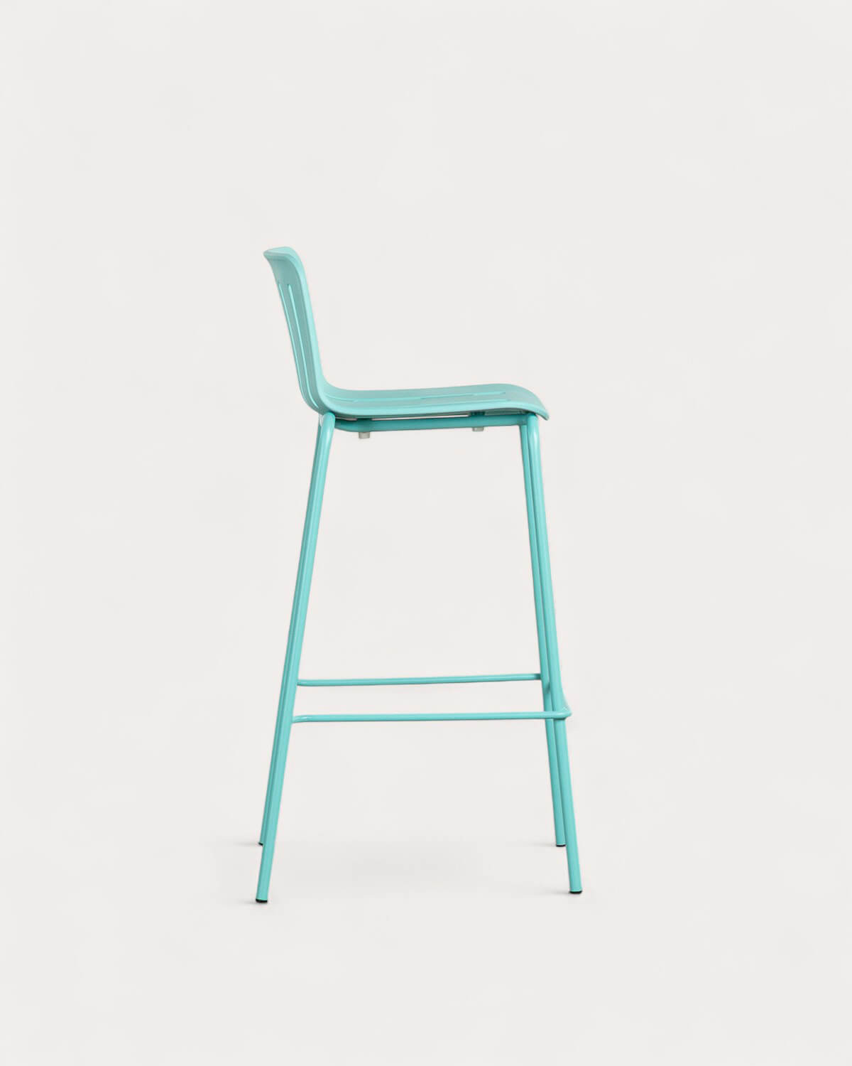 Sgabello Alto da Esterno in Polipropilene e Metallo (74 cm) Romi, immagine della galleria 4