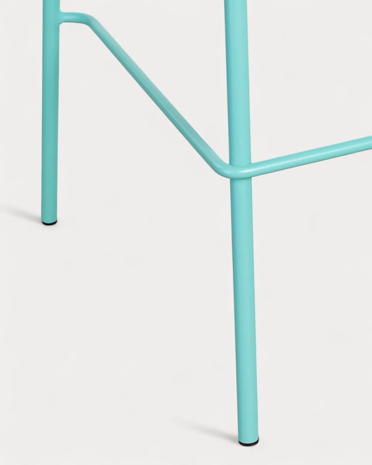 Sgabello Alto da Esterno in Polipropilene e Metallo (74 cm) Romi, immagine della galleria 8