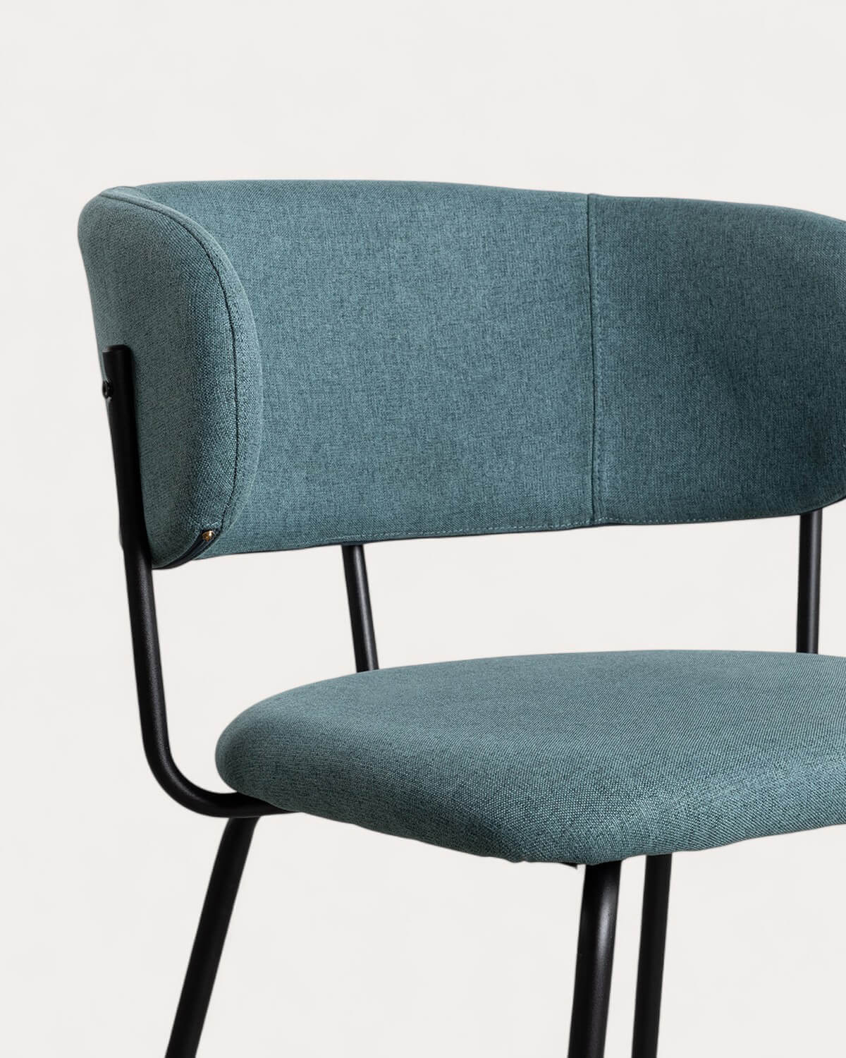 Pack di 4 Sedie da Pranzo in Tessuto e Metallo Bonse, immagine della galleria 6