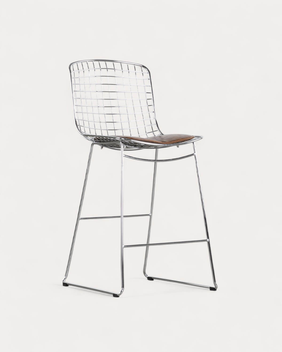 Sgabello Alto in Metallo (66 cm) Aras Schienale Alto , immagine della galleria 1