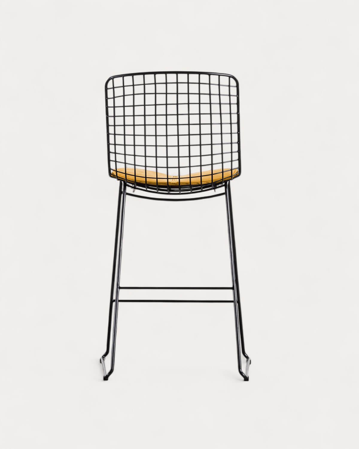 Sgabello Alto in Metallo (66 cm) Aras Schienale Alto , immagine della galleria 3