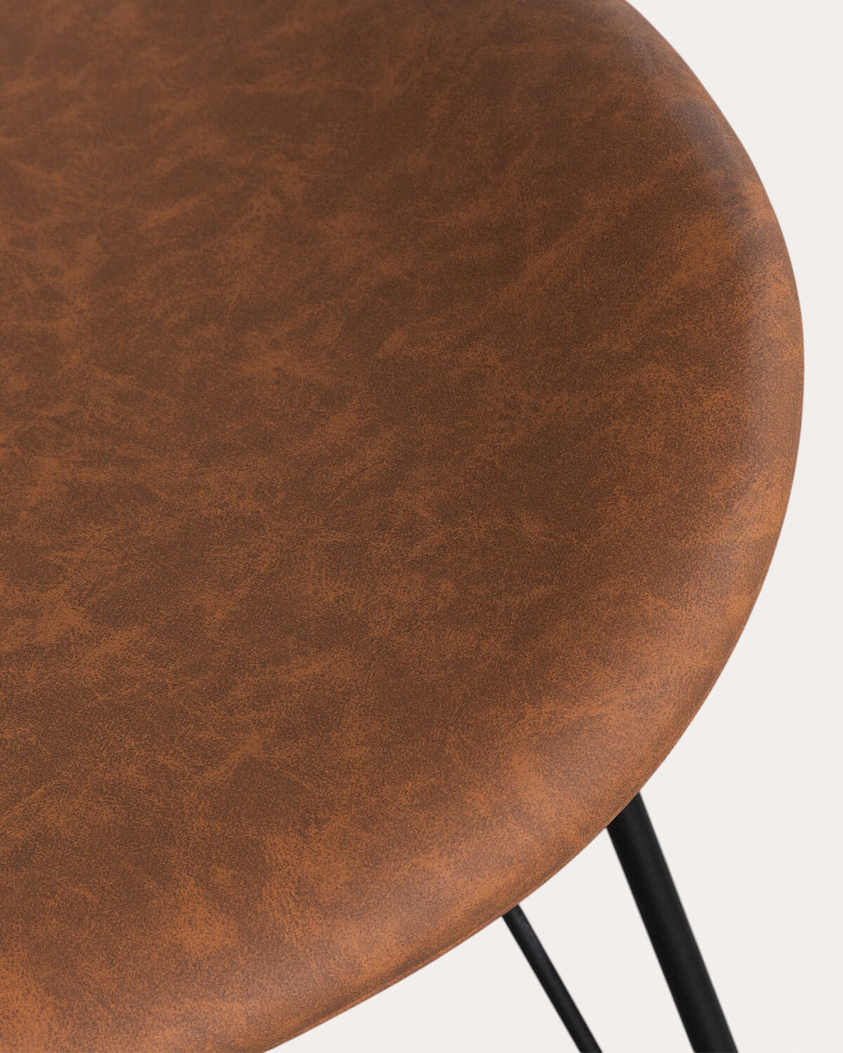 Pack 2 Sedie da Pranzo in Similpelle e Legno Brunela, immagine della galleria 6