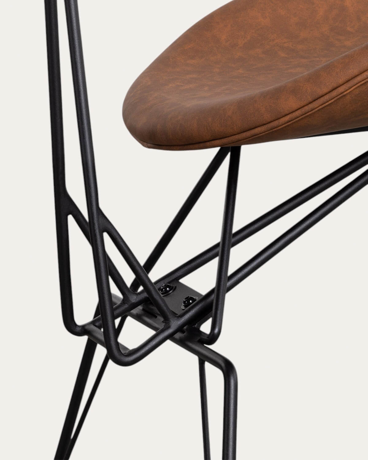 Pack 2 Sedie da Pranzo in Similpelle e Legno Brunela, immagine della galleria 7