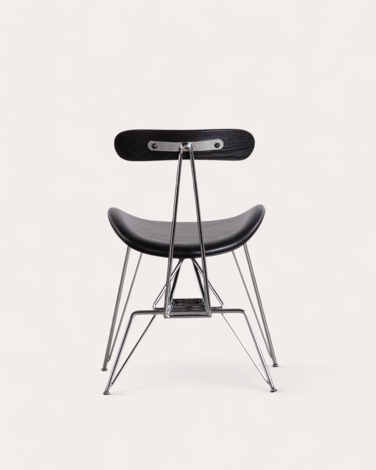 Pack 4 Sedie da Pranzo in Similpelle e Legno Brunela, immagine della galleria 5
