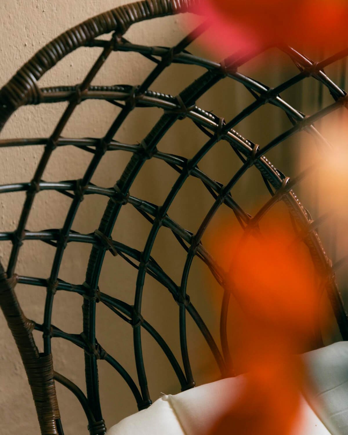 Sedia da Pranzo in Rattan Naturale Ozy, immagine della galleria 3