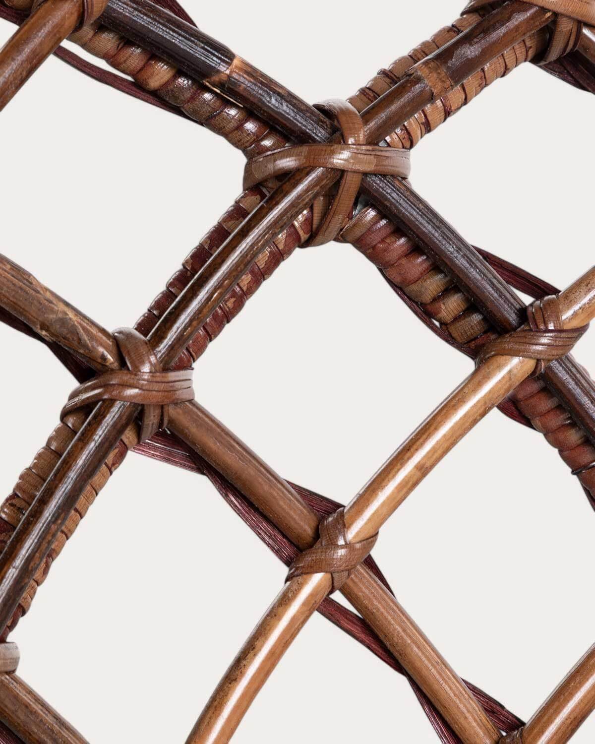 Pack 4 Sedie da Pranzo in Rattan Naturale Ozy, immagine della galleria 7