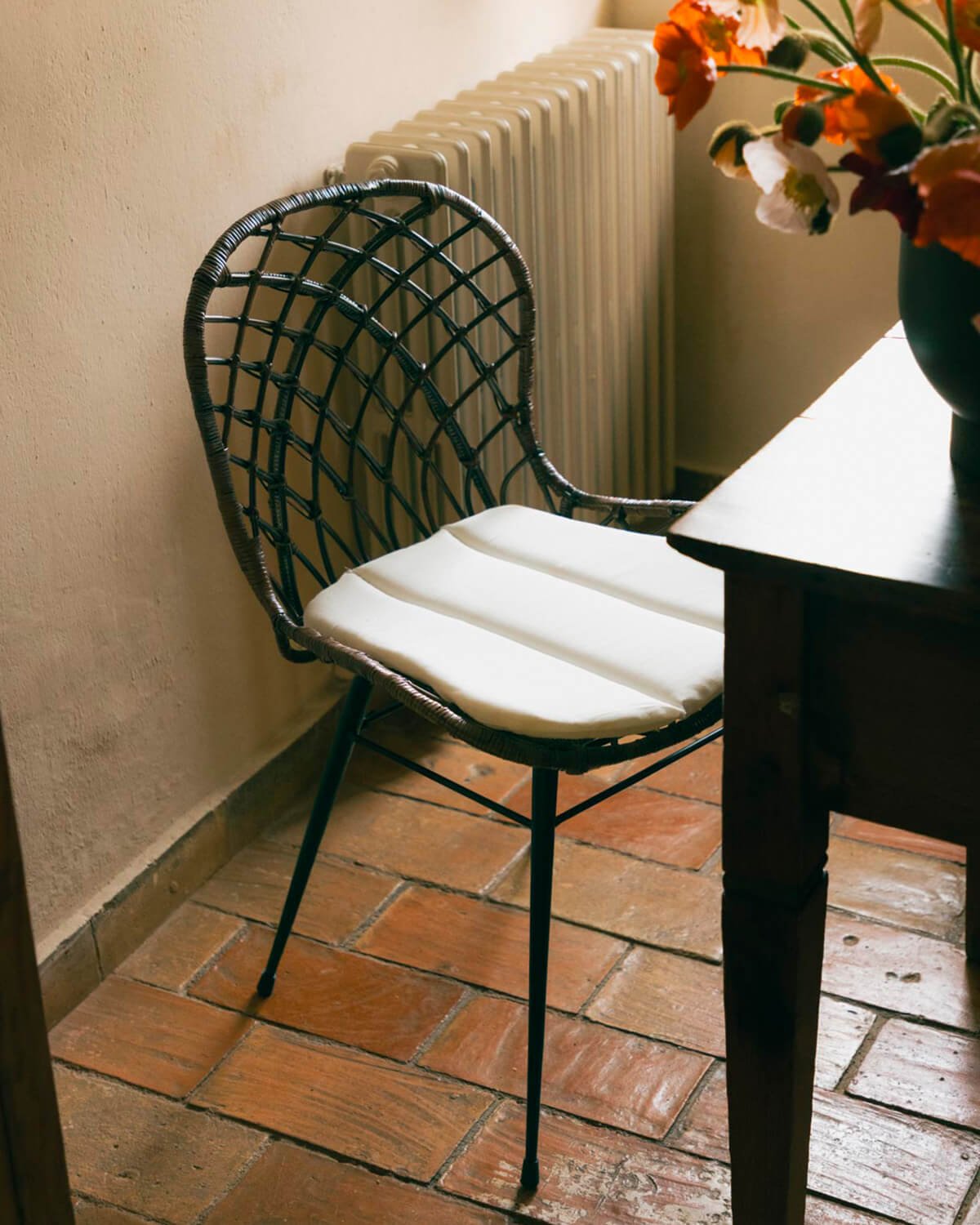 Pack 4 Sedie da Pranzo in Rattan Naturale Ozy, immagine della galleria 2