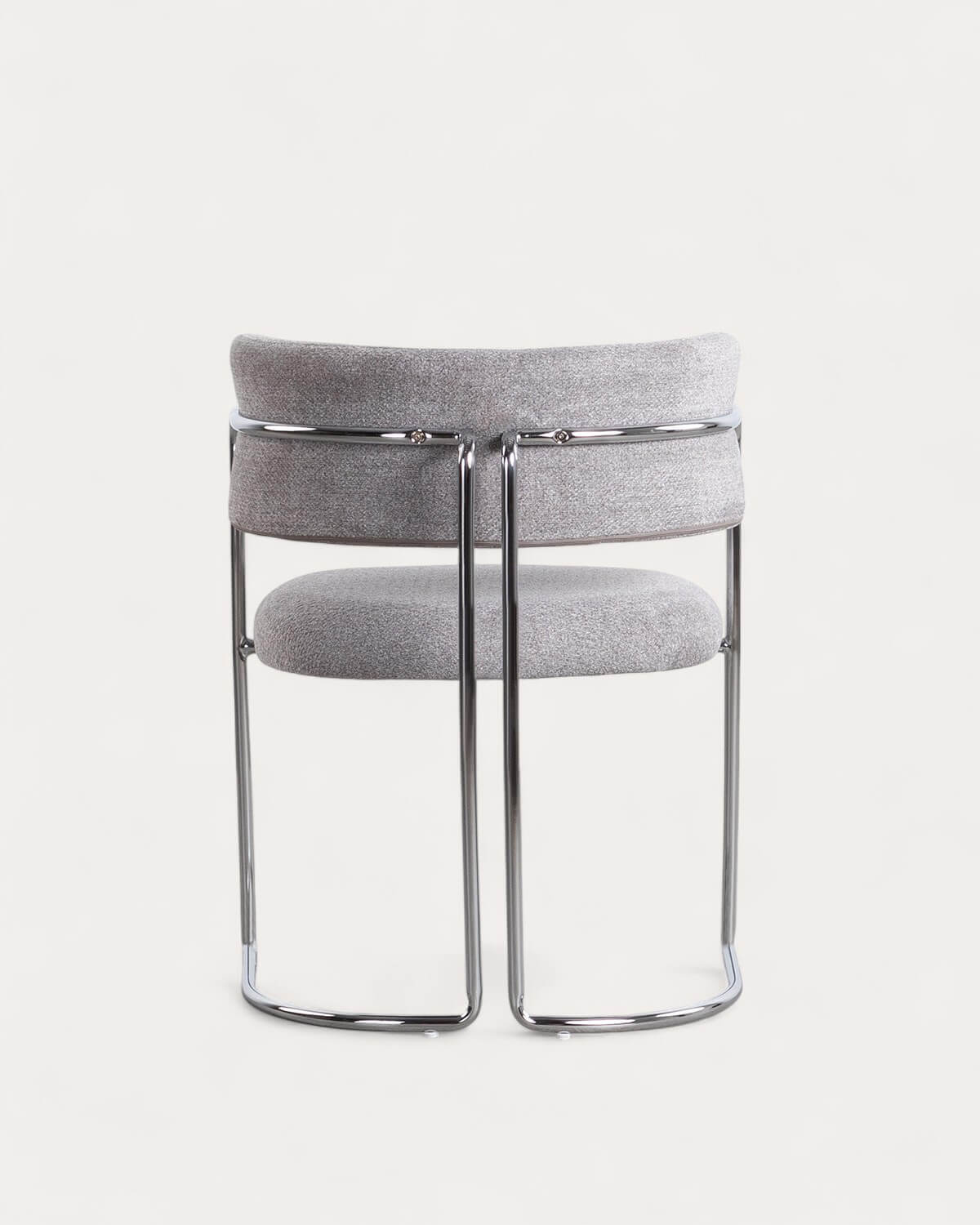 Pack da 2 Sedie da Pranzo in Tessuto e Metallo Petra , immagine della galleria 5