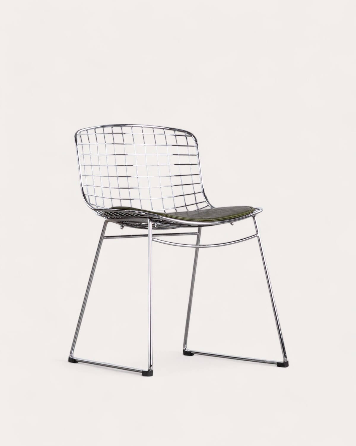 Pack da 2 Sedie da Pranzo in Metallo con Schienale Basso Aras , immagine della galleria 1