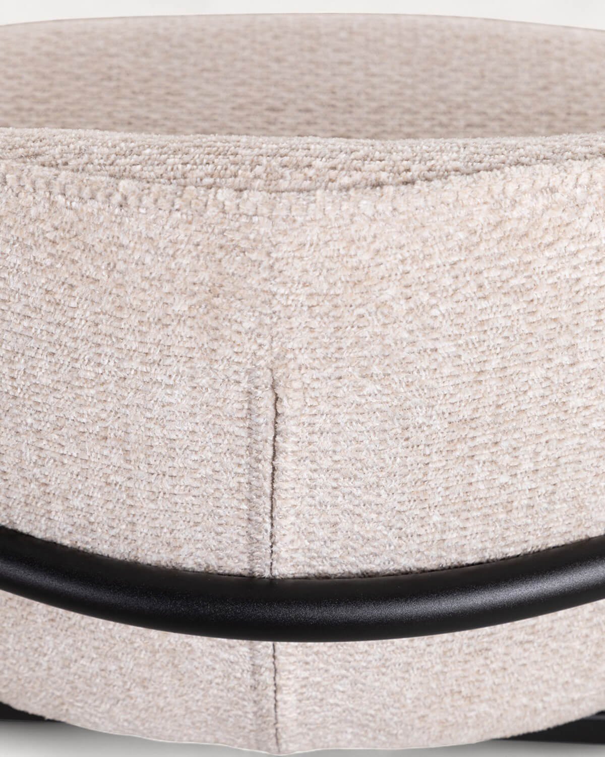 Sgabello Alto in Tessuto e Metallo (64 cm) Emna, immagine della galleria 6