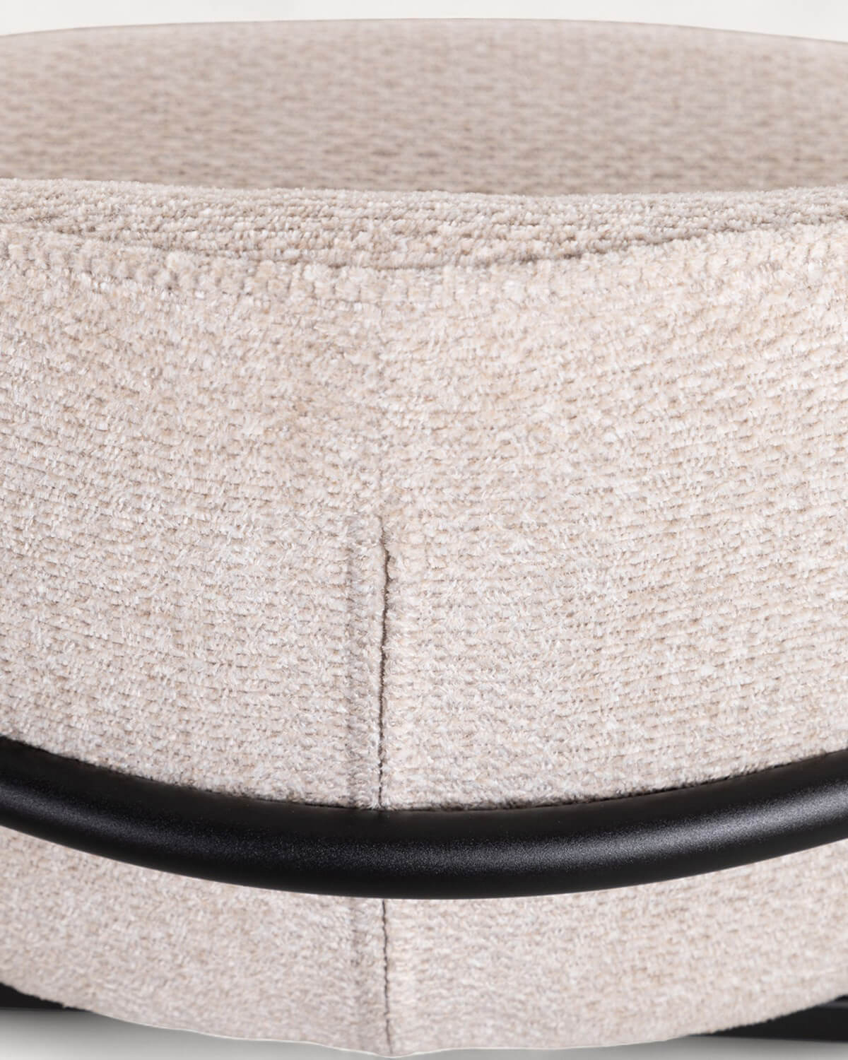 Pack 2 Sgabelli Alti in Tessuto e Metallo (64 cm) Emna, immagine della galleria 6