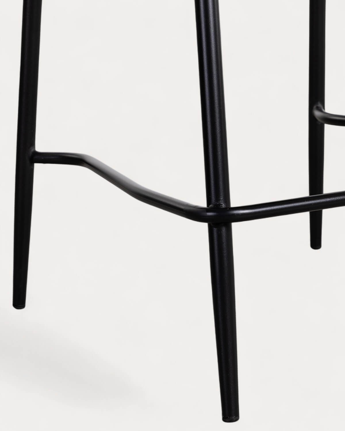 Pack 2 Sgabelli Alti in Tessuto e Metallo (64 cm) Emna, immagine della galleria 8