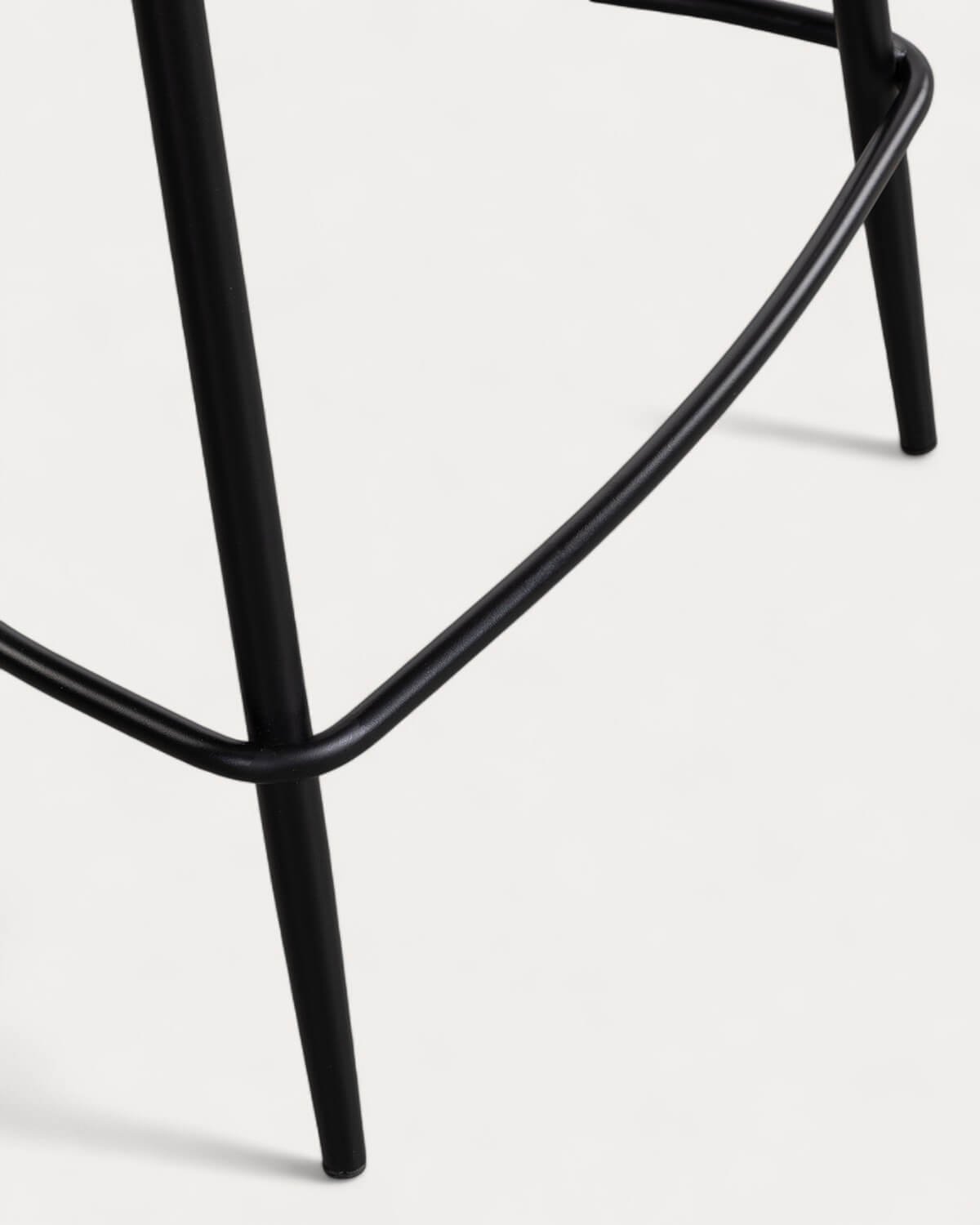 Pack 4 Sgabelli Alti in Tessuto e Metallo (64 cm) Emna, immagine della galleria 8