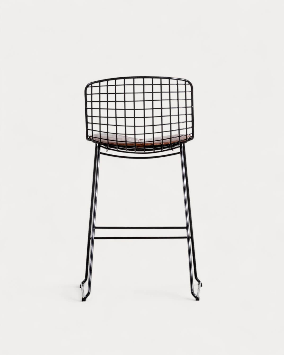 Sgabello Alto in Metallo (66 cm) con Schienale Basso Aras, immagine della galleria 3