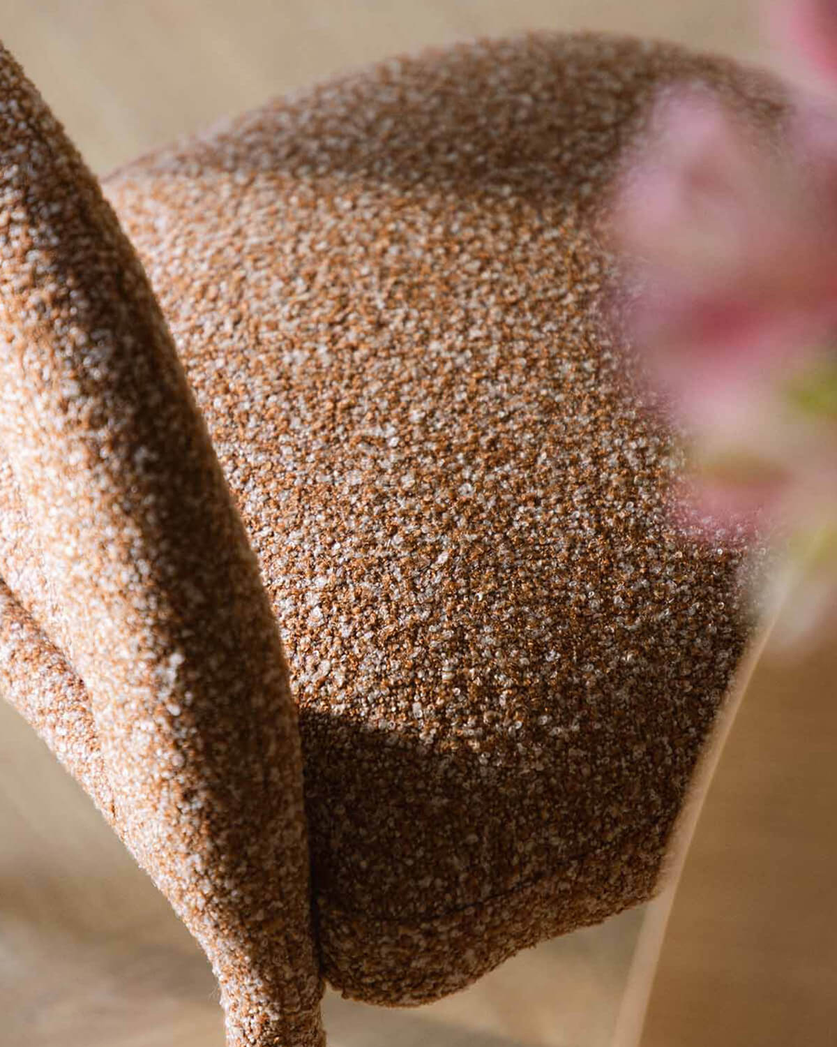 Pack da 2 Sedie da Pranzo in Tessuto e Metallo Ewen, immagine della galleria 3