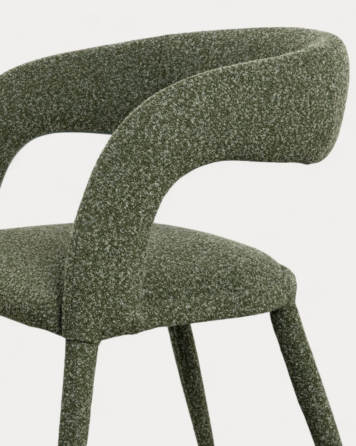 Pack 4 Sedie da Pranzo in Tessuto e Metallo Ewen, immagine della galleria 6