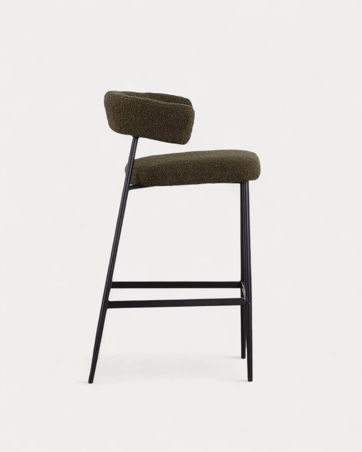 Sgabello Alto in Metallo (74 cm) Eloise Bouclé, immagine della galleria 4