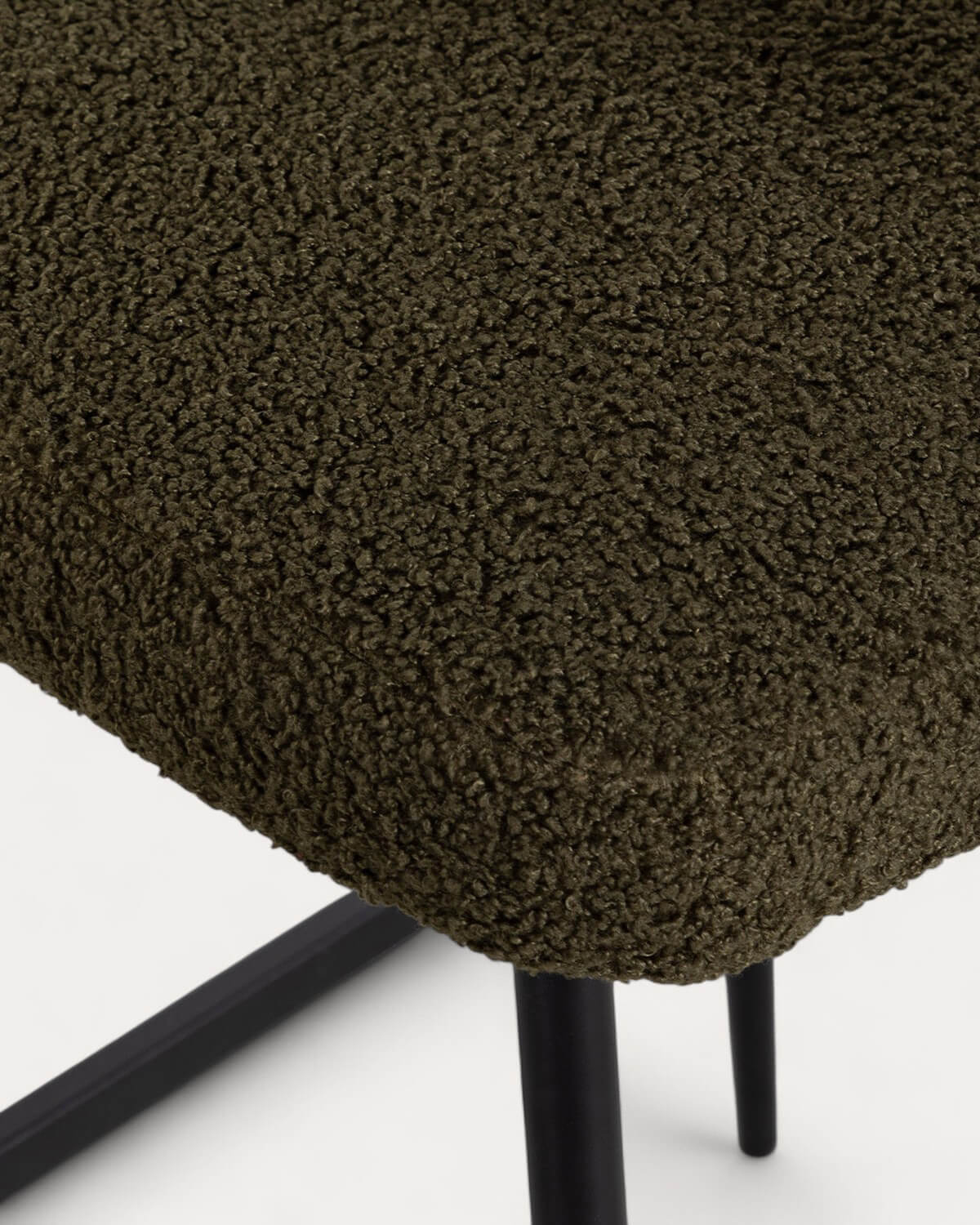 Pack di 2 Sgabelli Alti in Metallo (74 cm) Eloise Bouclé, immagine della galleria 6