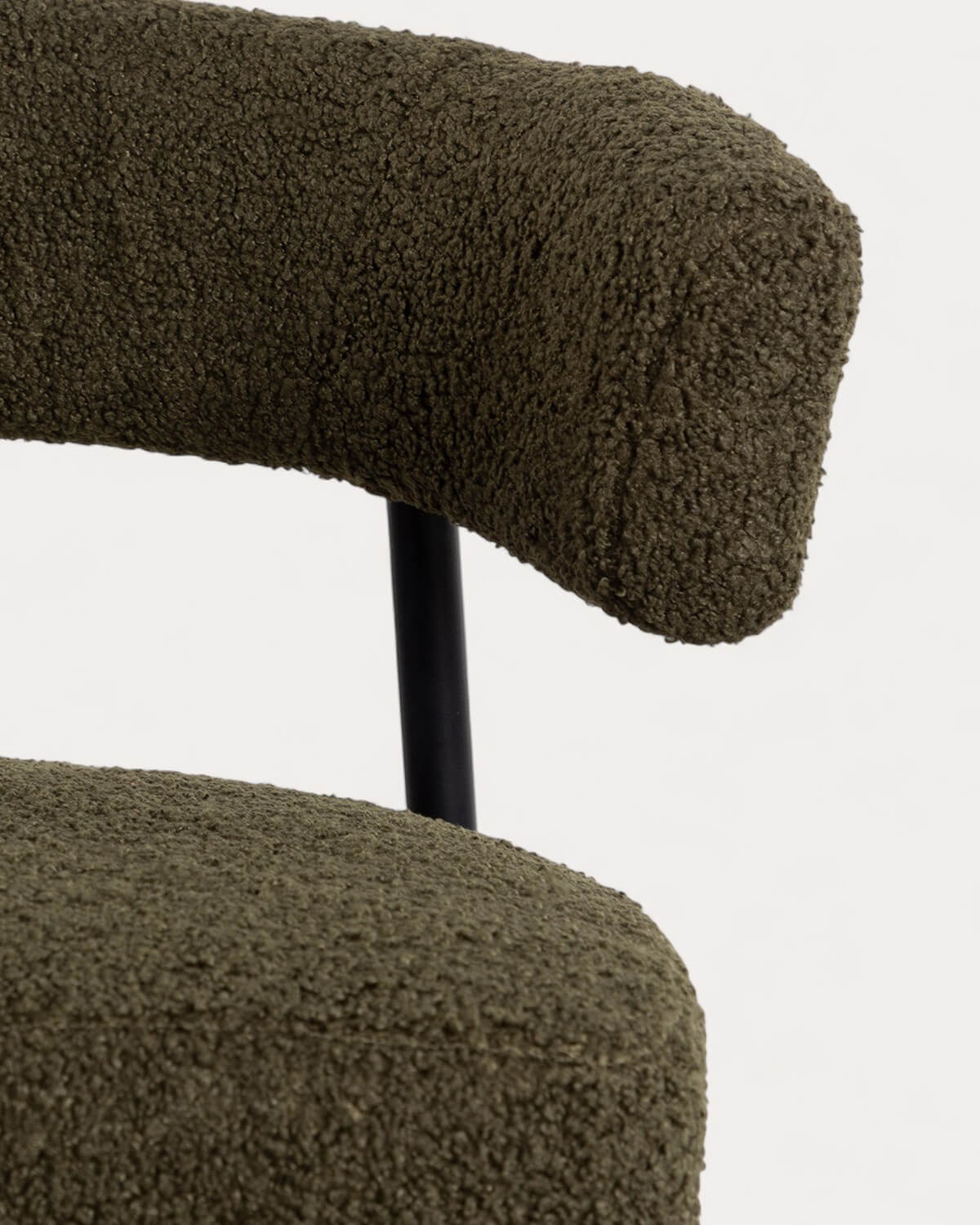 Pack 4 Sgabelli Alti in Metallo (74 cm) Eloise Bouclé, immagine della galleria 7