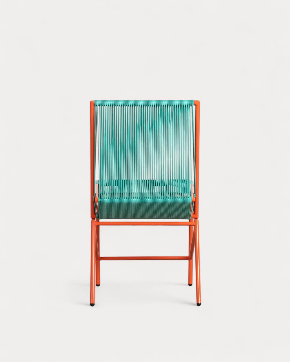 Pack 2 Sedie da Pranzo in Rattan Sintetico e Metallo Amur Colors, immagine della galleria 5