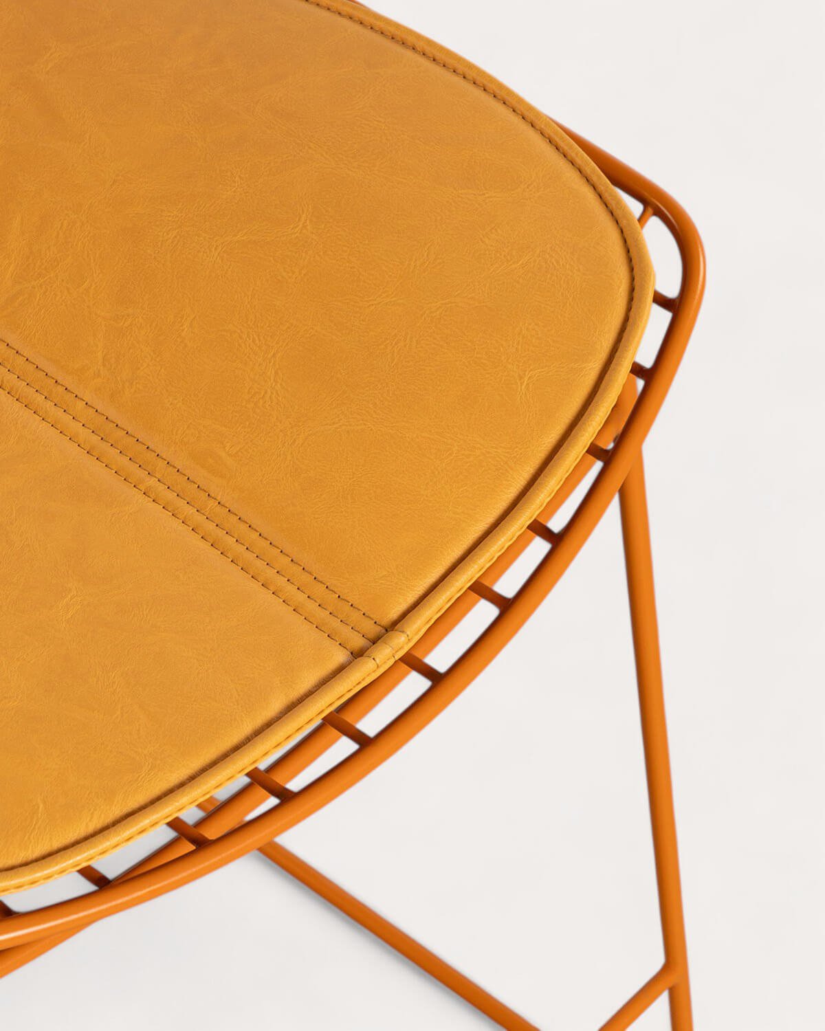 Sgabello con Schienale Basso in Metallo (66 cm) Aras Fresh, immagine della galleria 5