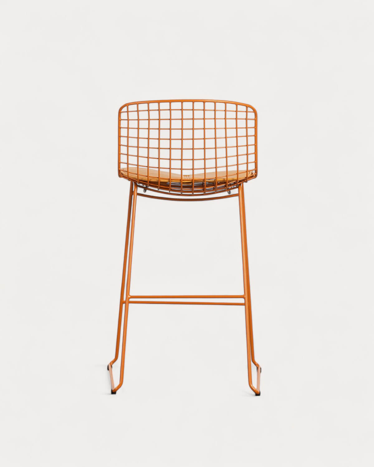 Pack di 4 Sgabelli con Schienale Basso in Metallo (66 cm) Aras Fresh, immagine della galleria 4