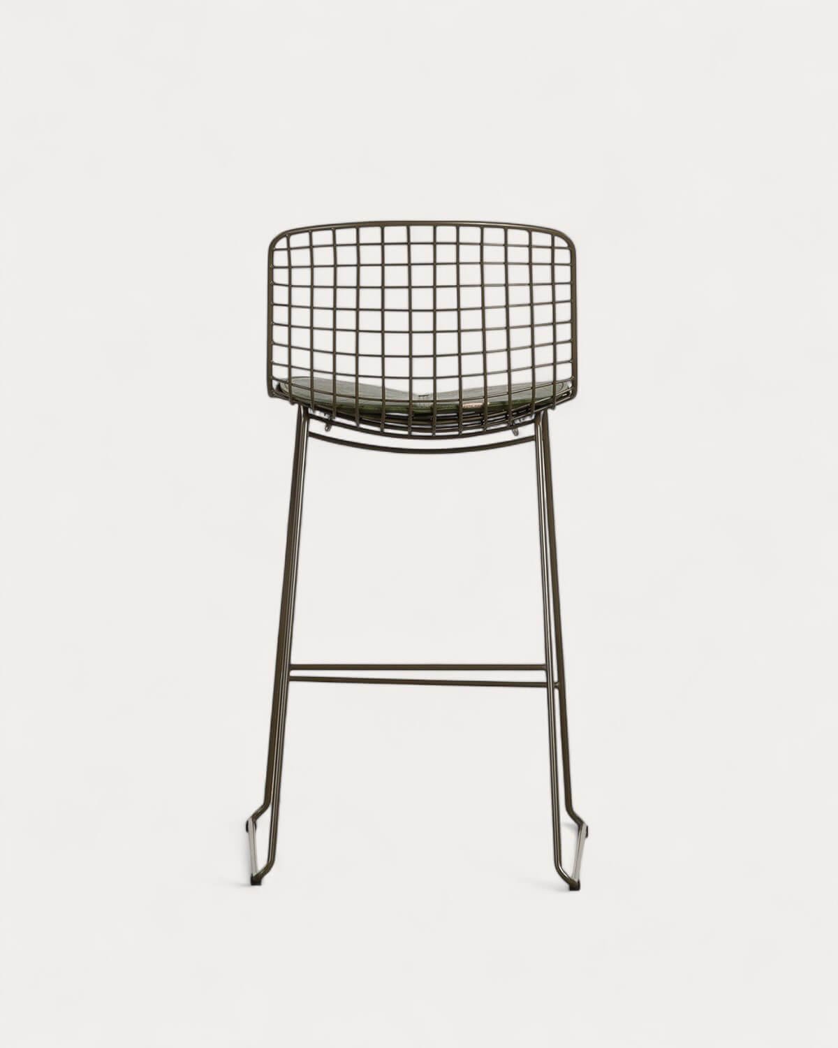 Pack di 4 Sgabelli con Schienale Basso in Metallo (66 cm) Aras Fresh, immagine della galleria 4