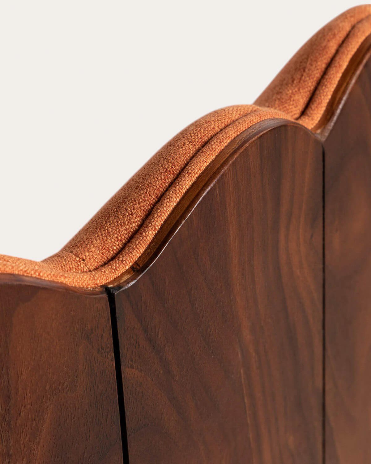 Pack 4 Sedie da Pranzo in Legno e Tessuto Rene, immagine della galleria 6