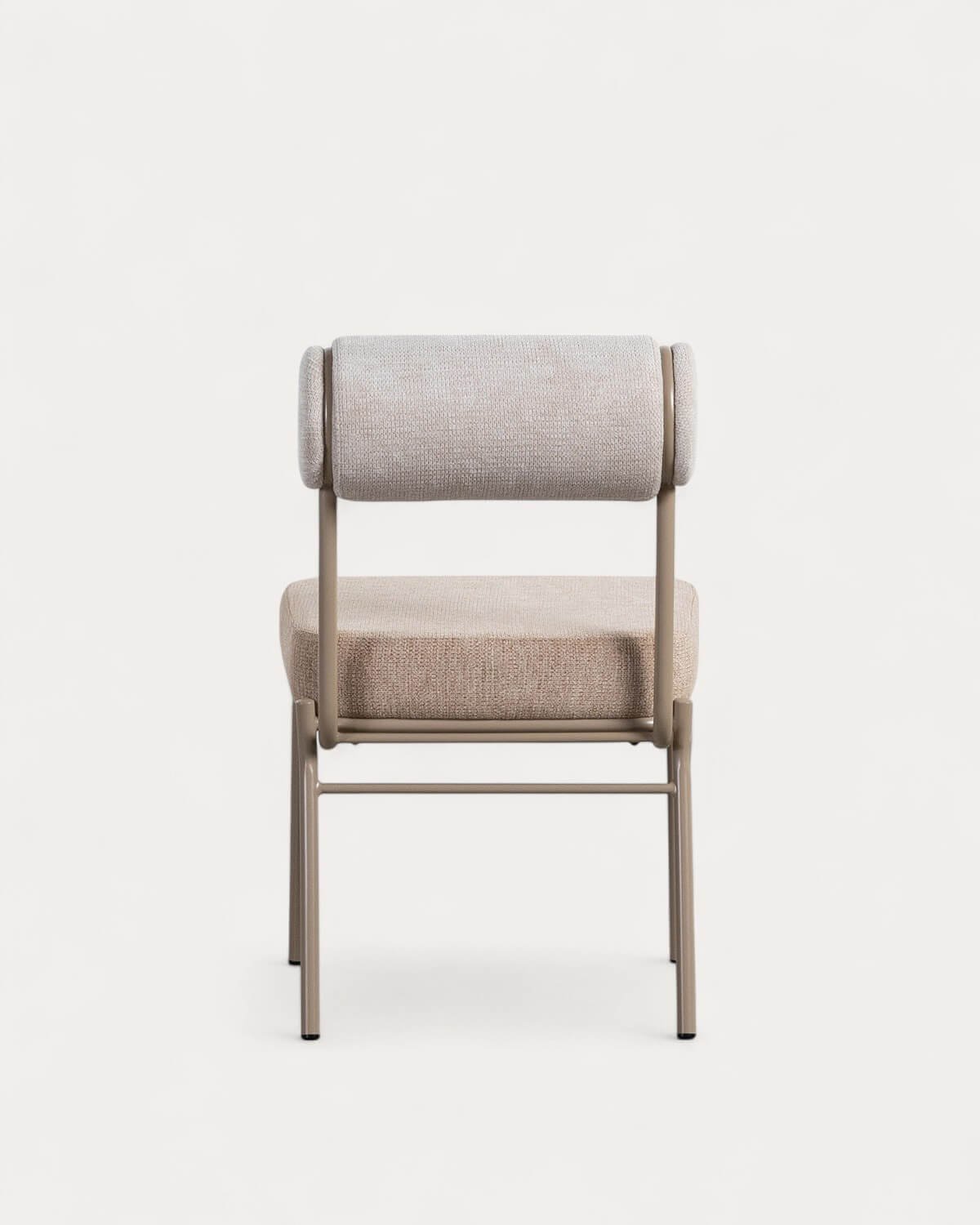 Sedia da Pranzo in Tessuto e Metallo Elin Soft, immagine della galleria 5