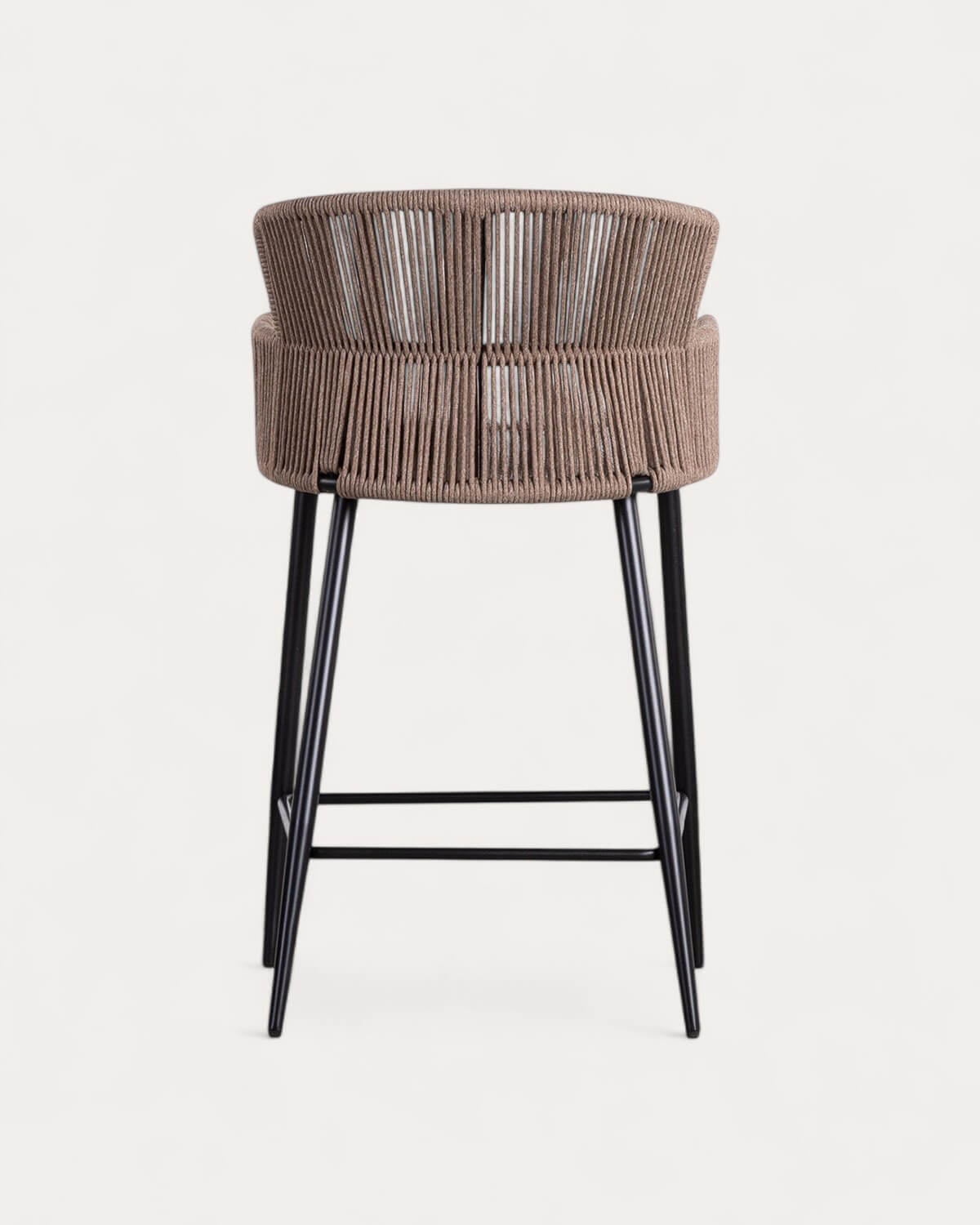 Sgabello alto Drean in tessuto e corda (65 cm), immagine della galleria 5