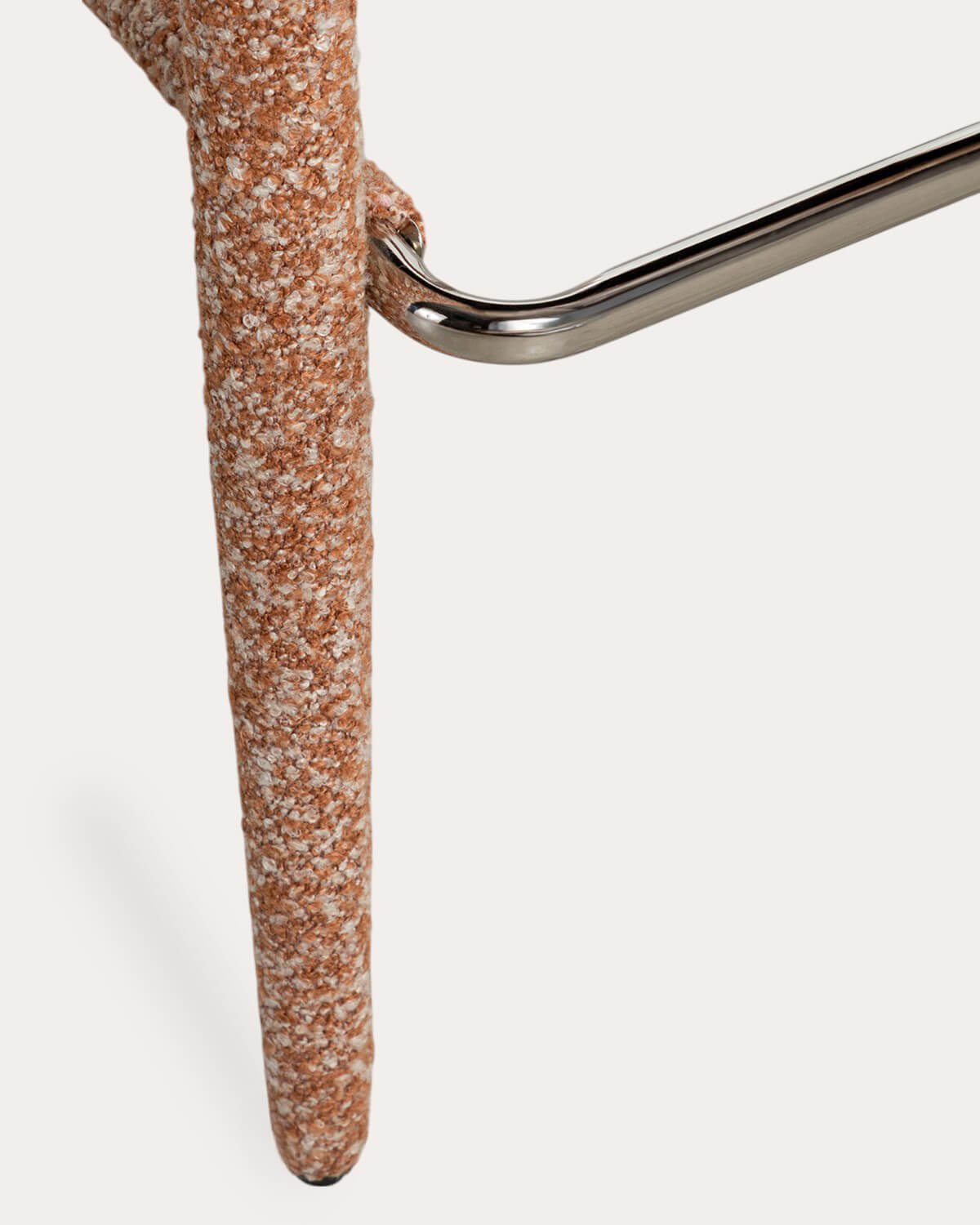 Sgabello Alto in Tessuto e Metallo (75 cm) Ewen, immagine della galleria 8