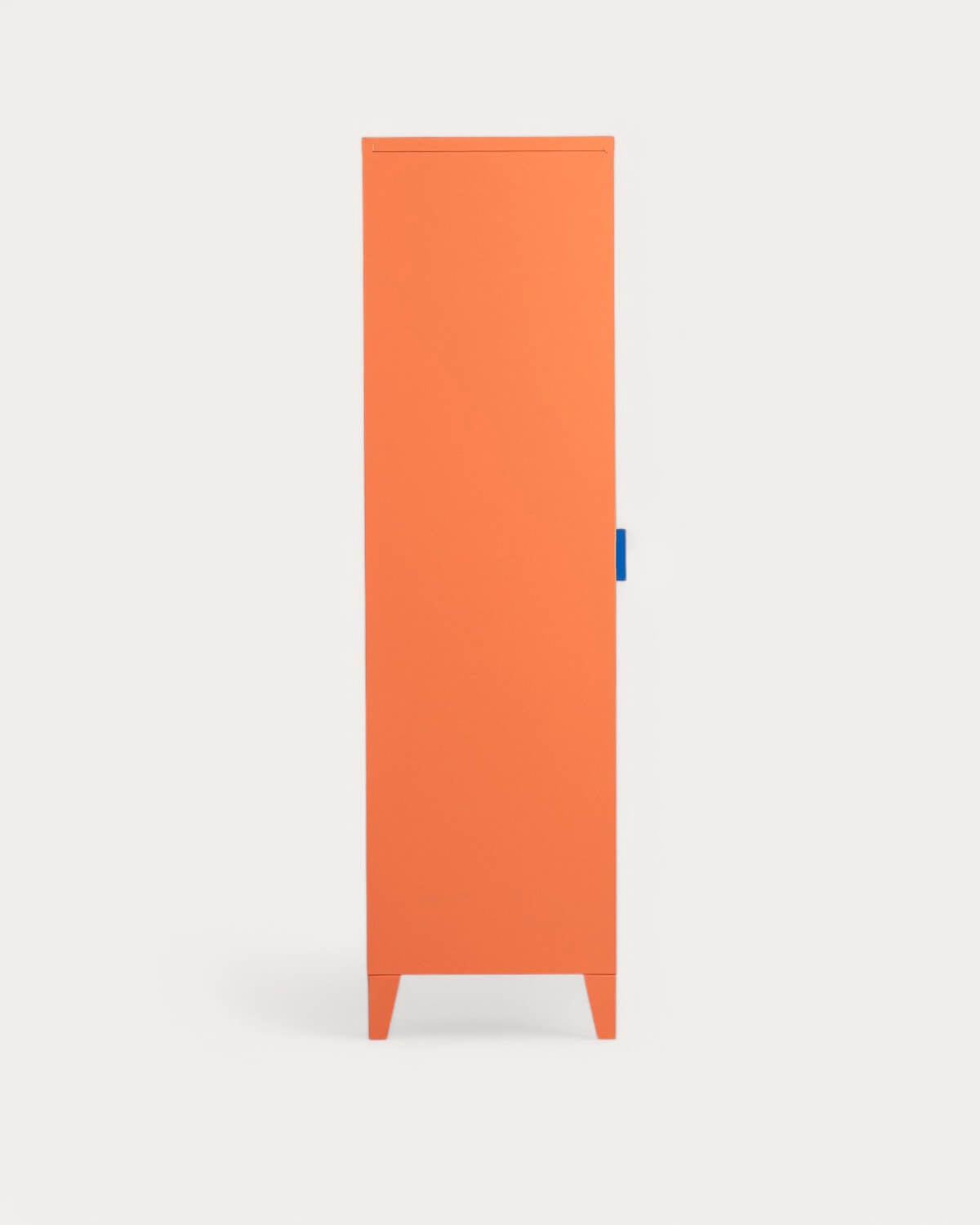 Credenza Espositiva a 1 Anta 137x38 cm in Acciaio Laminato e Vetro Soan, immagine della galleria 3