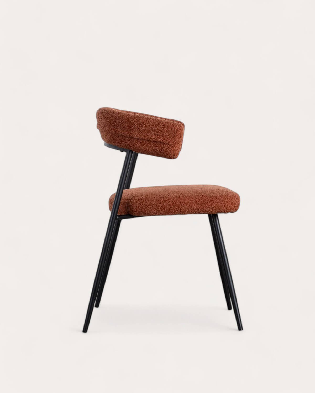 Pack di 2 Sedie da Pranzo in Metallo Eloise Bouclé , immagine della galleria 3